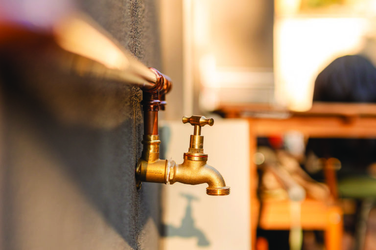 New Garden Taps Installation, St Kilda